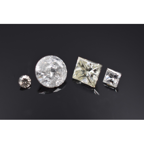 7 - Large Selection of Jewellers Cut Diamonds in Various Sizes (Total weight 6.1 grams / 30.5 carats) al... 