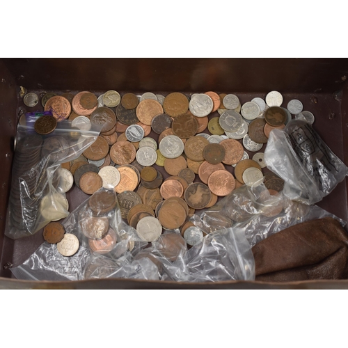 200 - A GPO Briefcase Containing a Selection of Mixed Worldwide Coinage