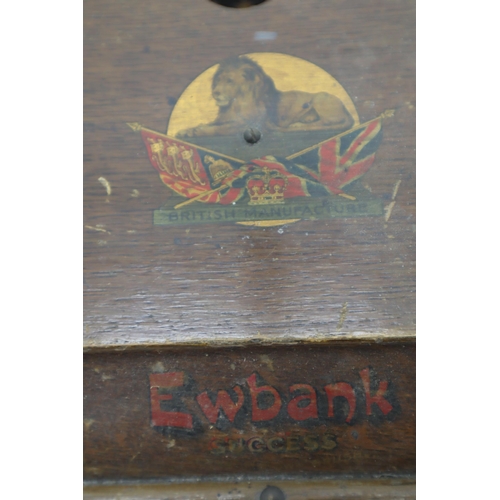 552 - Vintage Ewbank with Wooden Handle