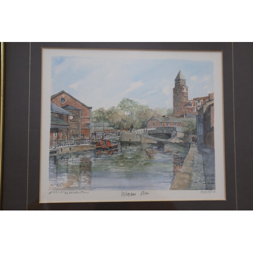 400 - A Signed Limited Edition Print 'Wigan Pier' By Philip Martin. Approx 10.5