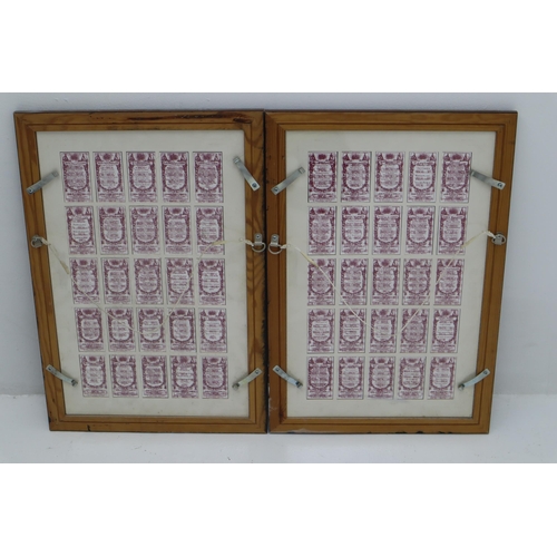 403 - Two Framed and Glazed Players Cigarette Card Collections Featuring Great British Regiments.