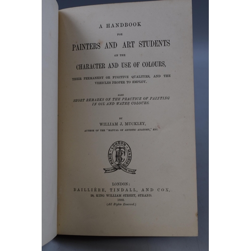 175 - An 1880 'A Handbook For Painters & Art Students on The Use of Colour Etc.' Signed By L.S Lowry And W... 