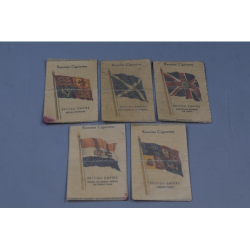 177 - Selection of Kinsitas Cigarette Silks of British Empire and National Flags