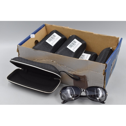 465 - Collection of Seven Polarized Womens Sunglasses with Case