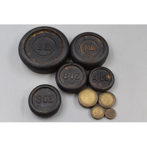 476 - Set of Salter Scales with a Collection of weights