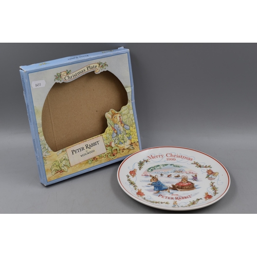 482 - A Selection of Boxed Wedgwood Beatrix Potter Ceramics. Includes Christmas Plate 1999, Miss Tiddywink... 