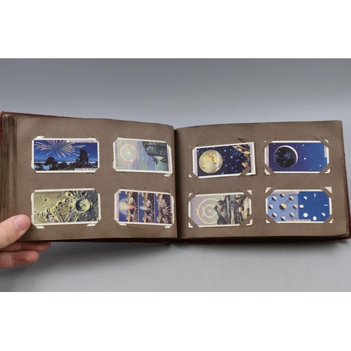 488 - Four Vintage Leather Wallets, With A Leather Wallet Containing a Selection of cigarette Cards.