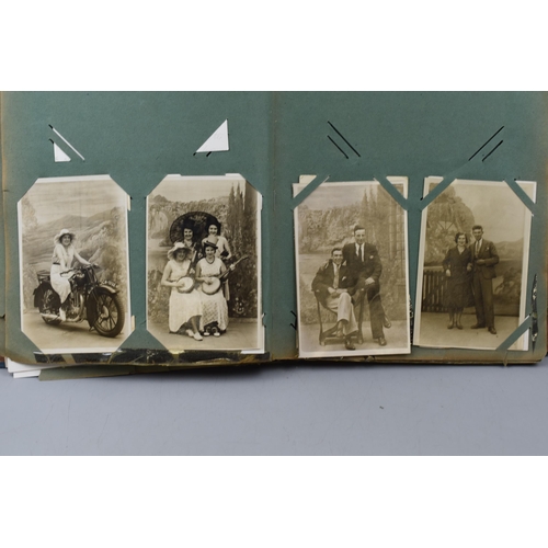 493 - Vintage Postacard Album Containing approx 95 Postcards including Topographical and Funnies dating fr... 