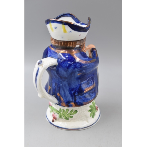 341 - Allertons Staffordshire Late 19th / Early 20th Century Toby Jug (20cm)