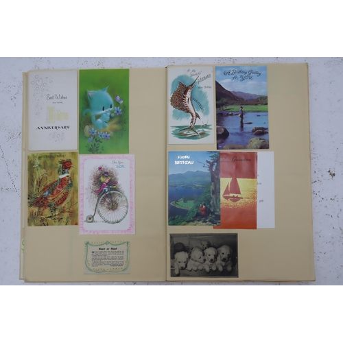 494 - Six Scrap Books Containing Ephemera. Includes Local History, Postcards, Newspaper Clippings and More... 