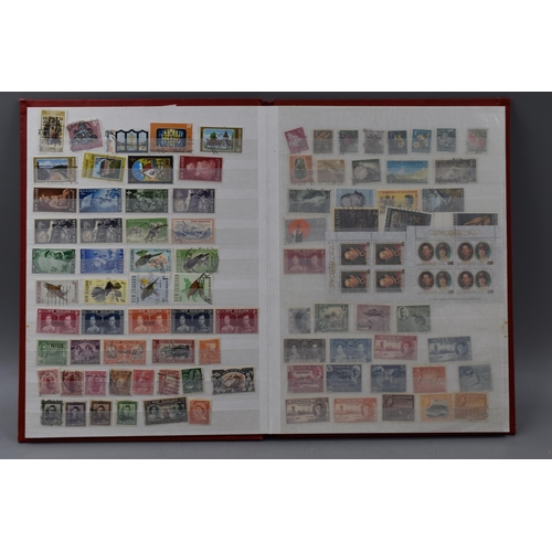 496 - Album containing a selection of commonwealth stamps