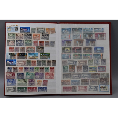 496 - Album containing a selection of commonwealth stamps