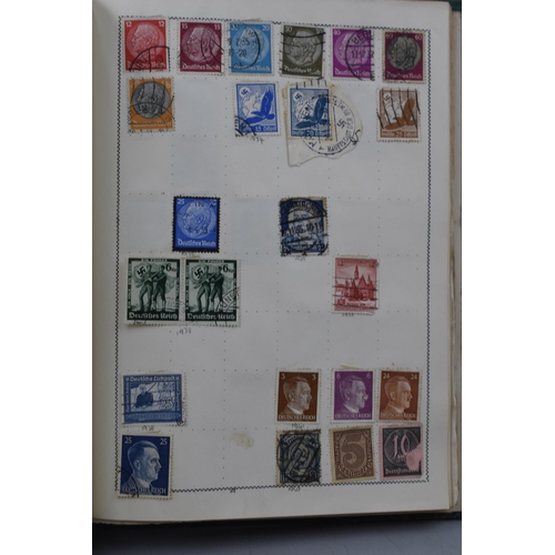 499 - Movaleaf Worldwide Stamp Album Containing a Large Selection of Great Britian, Hong Kong, Indian and ... 