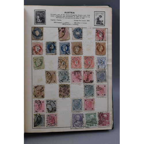 499 - Movaleaf Worldwide Stamp Album Containing a Large Selection of Great Britian, Hong Kong, Indian and ... 