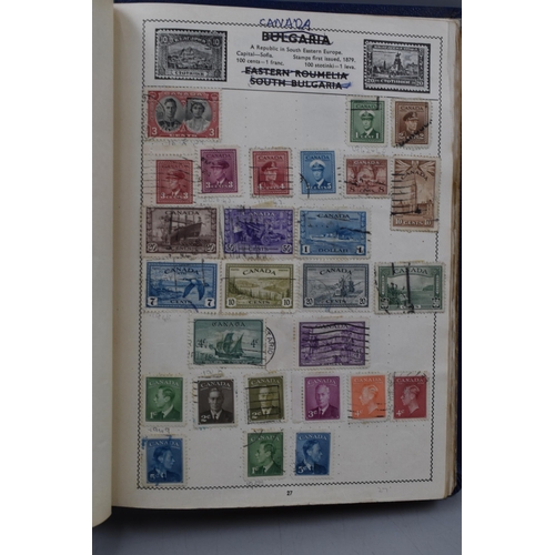 500 - Movaleaf Worldwide Stamp Album Containing French, Germany, Hungary and lots More