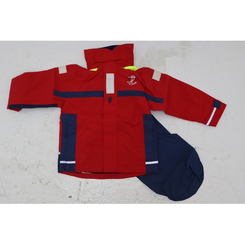 651 - Cordura 3M Scotchlite Boys Sailing Jacket with Practical Sail Bag