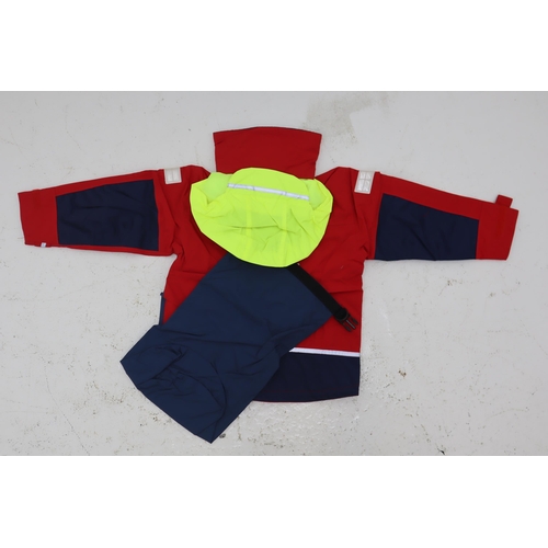 651 - Cordura 3M Scotchlite Boys Sailing Jacket with Practical Sail Bag