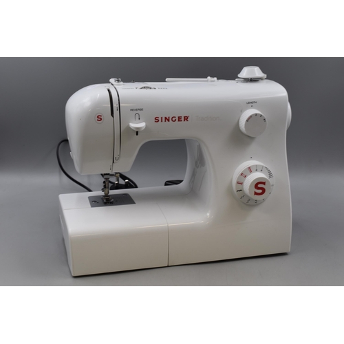 519 - A Singer 'Tradition' 240v Electric Sewing Machine, Powers on When Tested.