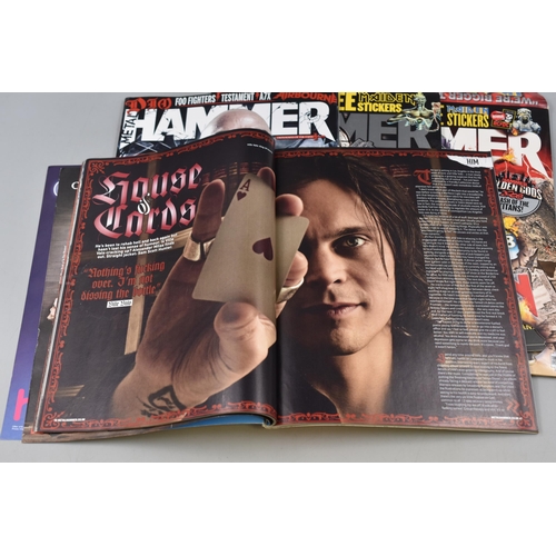 526 - Collection of Four Hammer Heavy Metal Magazines, Without CD's