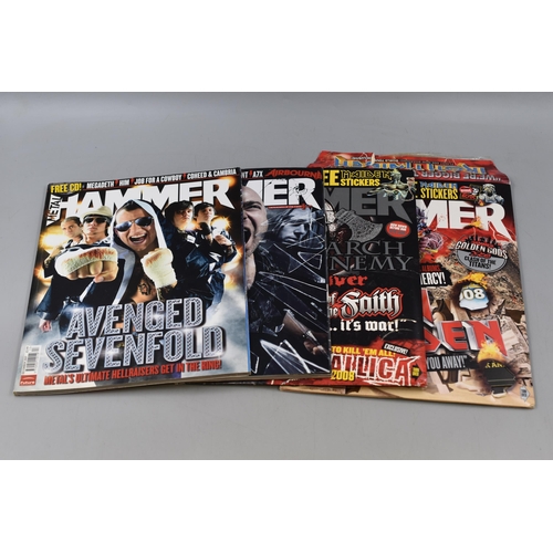 526 - Collection of Four Hammer Heavy Metal Magazines, Without CD's