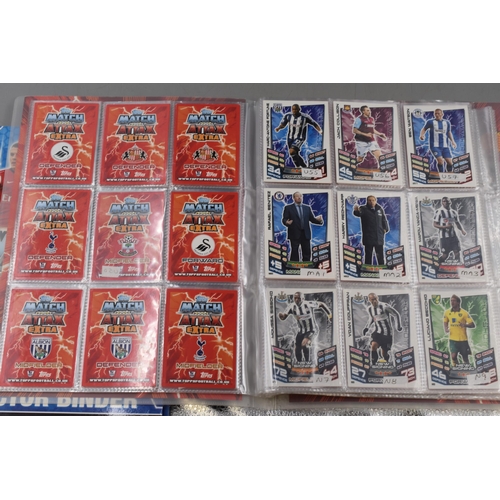 531 - A Selection of Football Card Binders, Containing a Large Selection of Football Cards. Includes Match... 