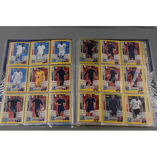 532 - A Selection of Football Card Binders, Containing a Large Selection of International Players. Include... 