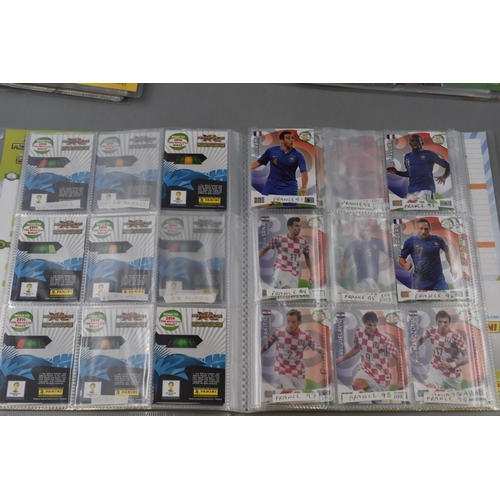 532 - A Selection of Football Card Binders, Containing a Large Selection of International Players. Include... 