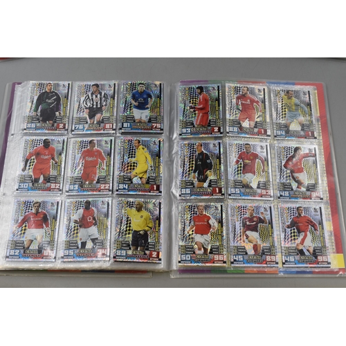 533 - Three Match Attax Binders Containing a Large Selection of Match Attax Cards From The 2014/15 Season.