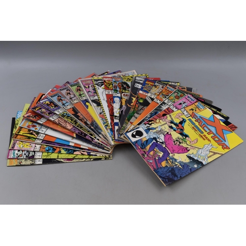 560 - Twenty Four Assorted Marvel Comics.