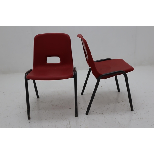 607 - Five Vintage Remploy Childrens classroom Chairs