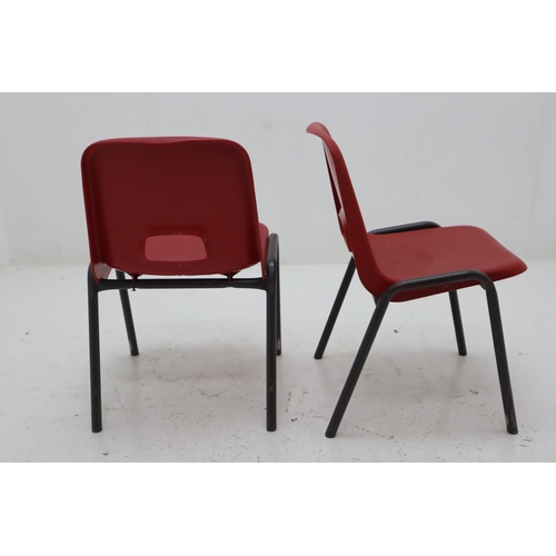 607 - Five Vintage Remploy Childrens classroom Chairs