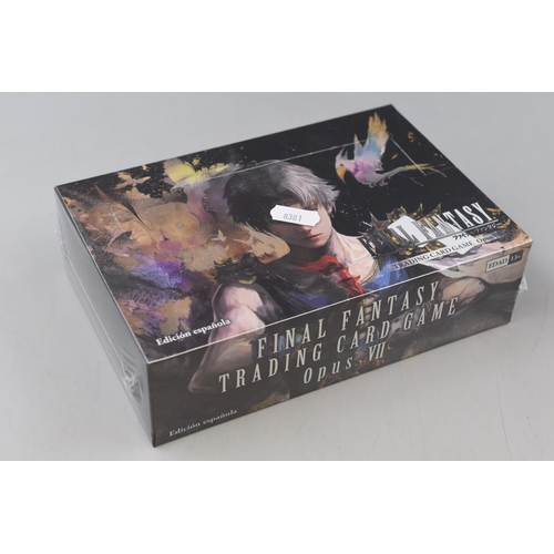 581 - A Sealed Spanish Edition Final Fantasy Opus VII Boxed TCG Set, Includes 36 Packs