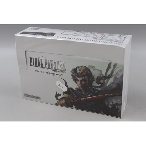 582 - A Sealed French Edition Final Fantasy TCG Opus VI Boxed Set, Contains 36 Packs.