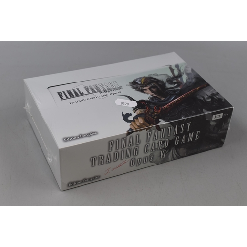 582 - A Sealed French Edition Final Fantasy TCG Opus VI Boxed Set, Contains 36 Packs.