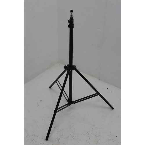 588 - Two new Photographic Umbrellas with tripods in case