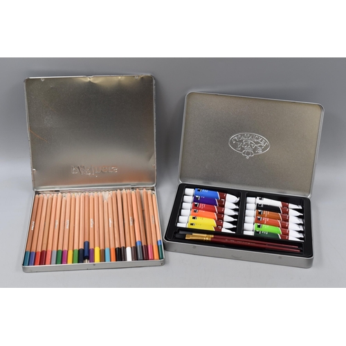 594 - Two Artist Sets to include Royal and Langnickel Water Colour and Brush Set and Partners Pastel Penci... 