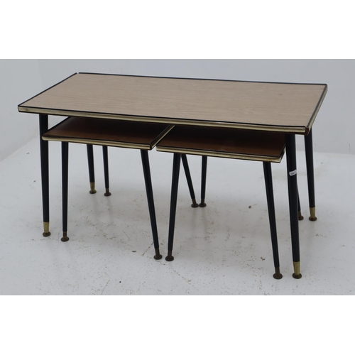 623 - Set of Three Vintage laminate Topped Tables to include one Coffee table 36