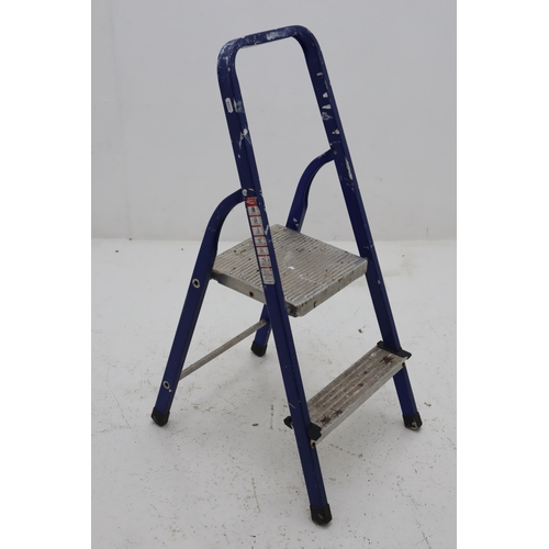 645 - Pair of Beldray Lightweight Aluminium Two Tier Folding Step Ladders