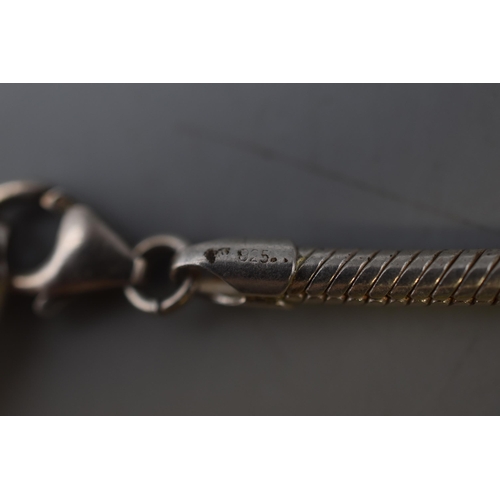 50 - Sterling Silver Charm Bracelet