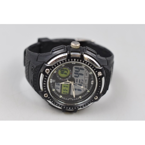 52 - Umbro Digital Quartz Watch with Rubberised Strap (Working)