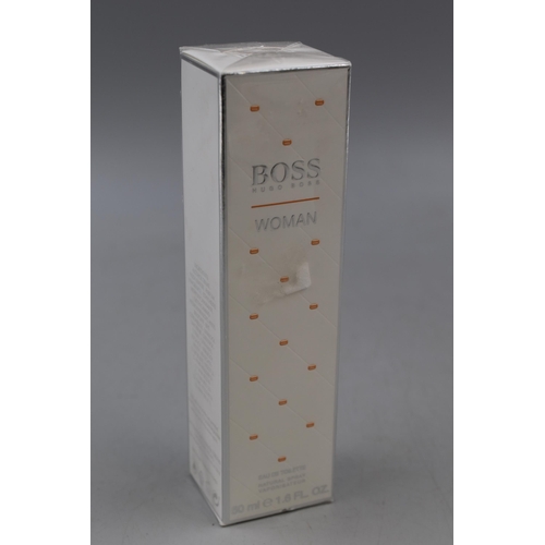 100 - A Sealed Box of Hugo Boss 'Woman' Perfume, 50ml.