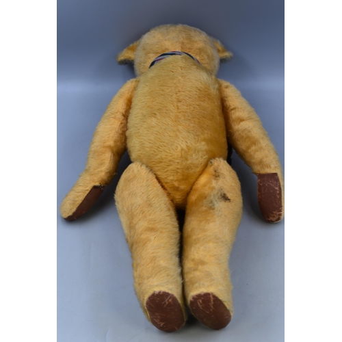 347 - Old  Teddy Bear With Articulated Joints ( Including Head)