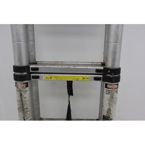 355 - Extendable Folding Aluminium Ladders Height not Extended 64