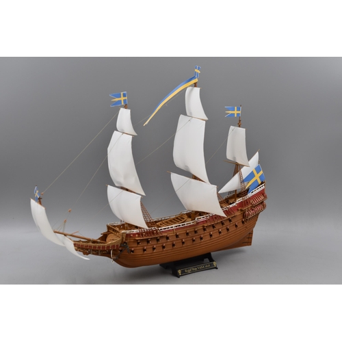 372 - Two Model Sailing Ships including HMS Bounty and Regal Ship VASA 19