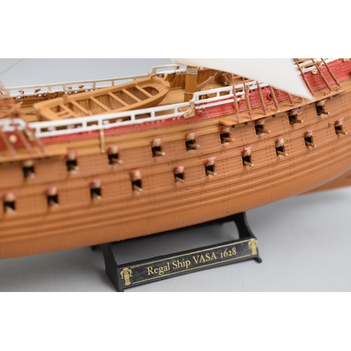 372 - Two Model Sailing Ships including HMS Bounty and Regal Ship VASA 19