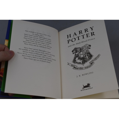 381 - Harry Potter, First Edition ' And The Half-Blood Prince ' J.K.Rowling (Hard Back). With Misprint on ... 