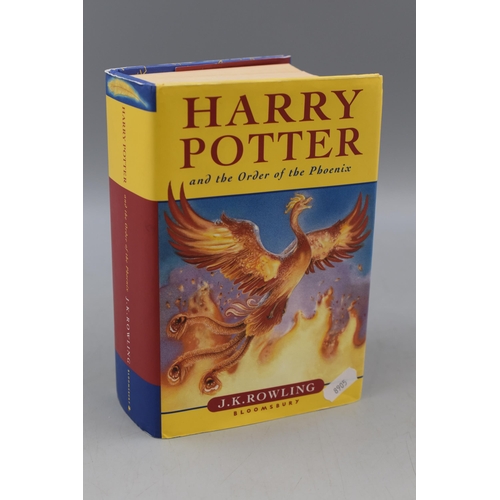 382 - Harry Potter, First Edition 'And The Order Of The Phoenix ' J.K. Rowling ( Hard Back )