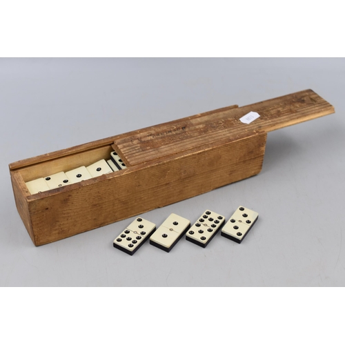 387 - Box Set of Vintage Double 9 Dominoes