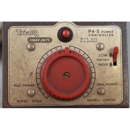 389 - Vintage Triang P4.5 Power Controller with Aux Dc Output and Low and High Resistance Powers on when t... 