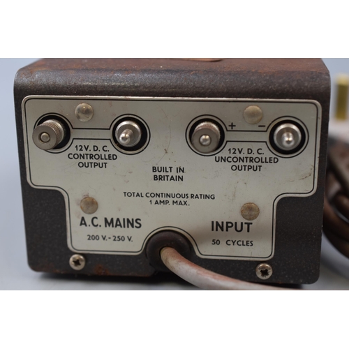 389 - Vintage Triang P4.5 Power Controller with Aux Dc Output and Low and High Resistance Powers on when t... 